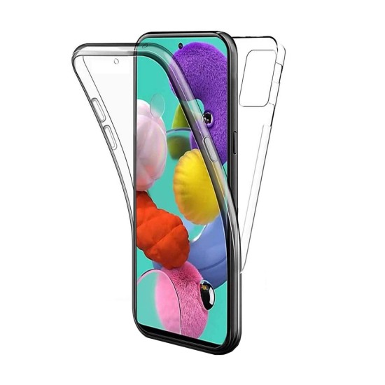 360º Silicon Case for Samsung Galaxy A71 Transparent